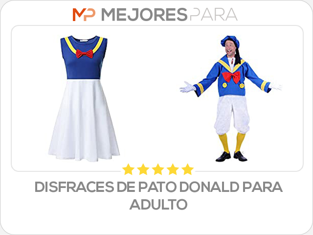 disfraces de pato donald para adulto