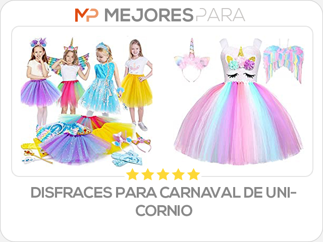 disfraces para carnaval de unicornio