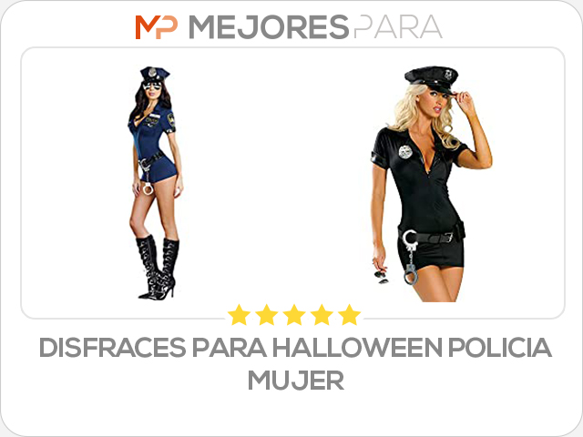 disfraces para halloween policia mujer