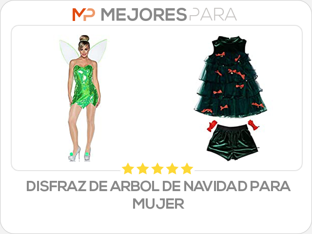 disfraz de arbol de navidad para mujer