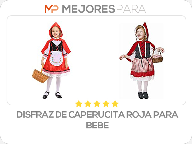 disfraz de caperucita roja para bebe