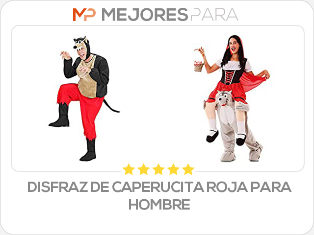 disfraz de caperucita roja para hombre