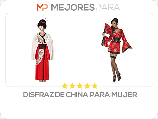 disfraz de china para mujer