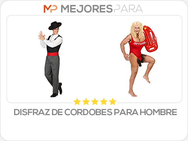 disfraz de cordobes para hombre