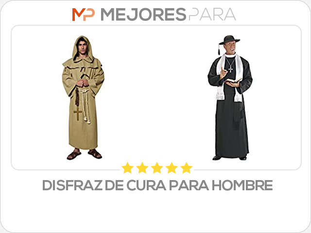 disfraz de cura para hombre