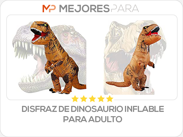 disfraz de dinosaurio inflable para adulto