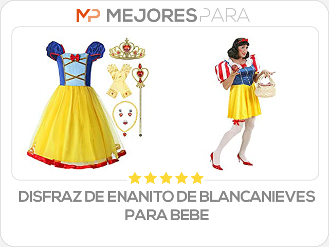 disfraz de enanito de blancanieves para bebe