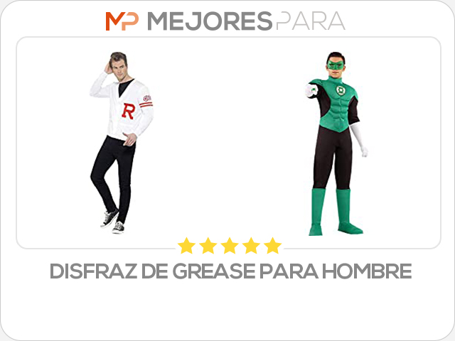 disfraz de grease para hombre