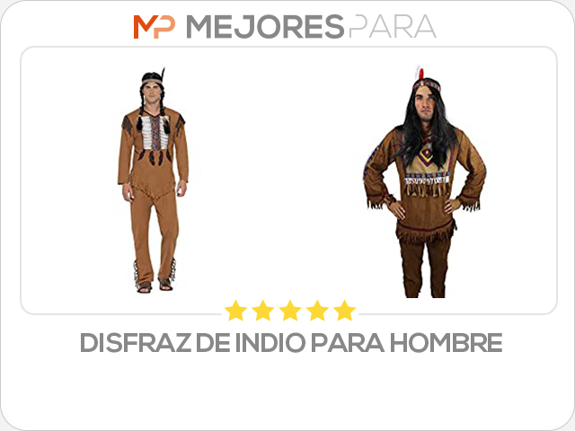 disfraz de indio para hombre