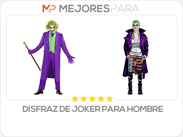 disfraz de joker para hombre