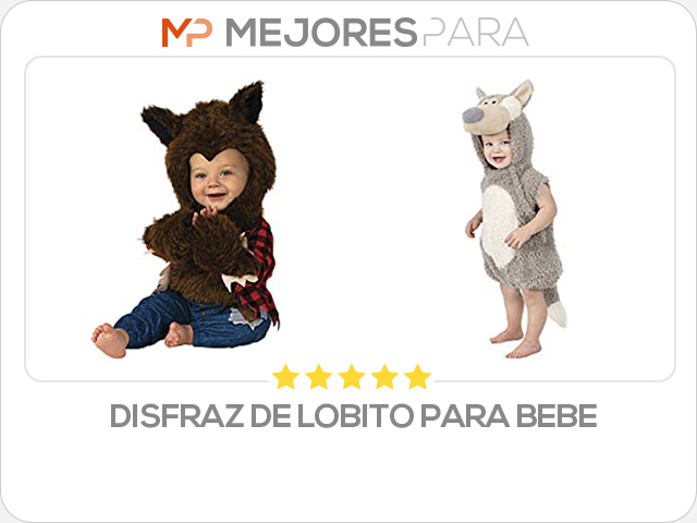 disfraz de lobito para bebe