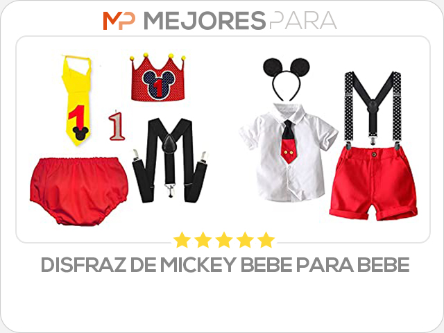 disfraz de mickey bebe para bebe