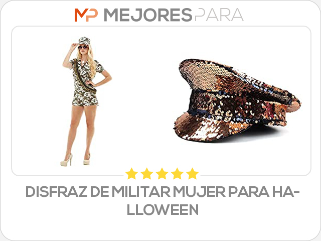 disfraz de militar mujer para halloween