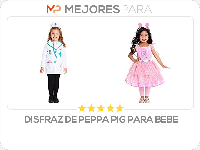 disfraz de peppa pig para bebe