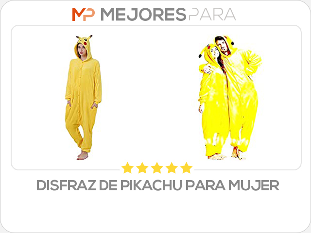 disfraz de pikachu para mujer