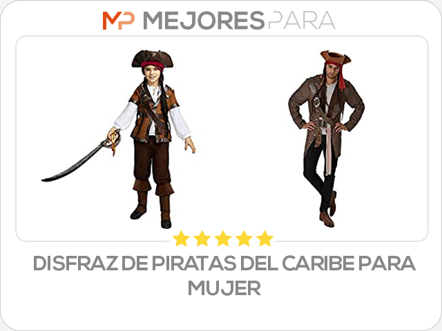 disfraz de piratas del caribe para mujer