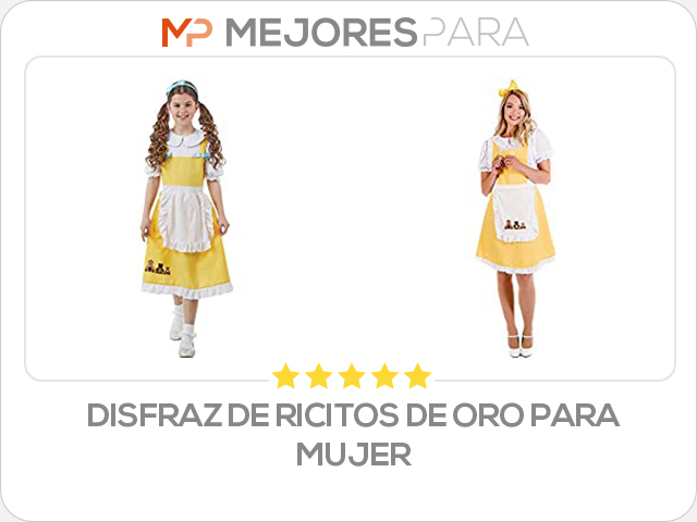 disfraz de ricitos de oro para mujer