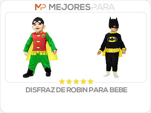 disfraz de robin para bebe