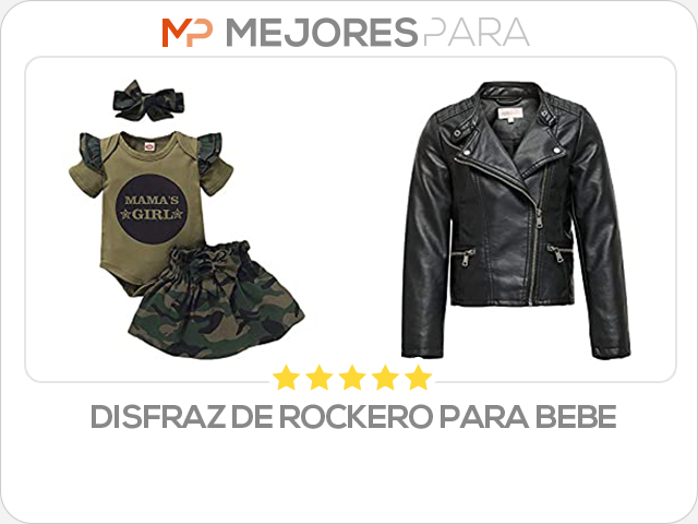 disfraz de rockero para bebe