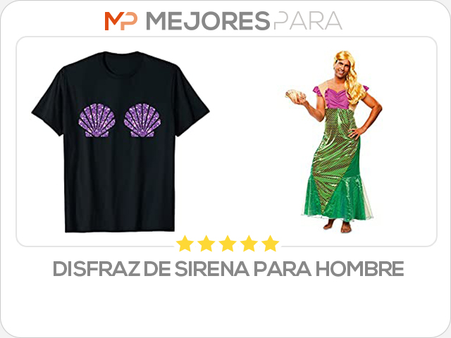 disfraz de sirena para hombre