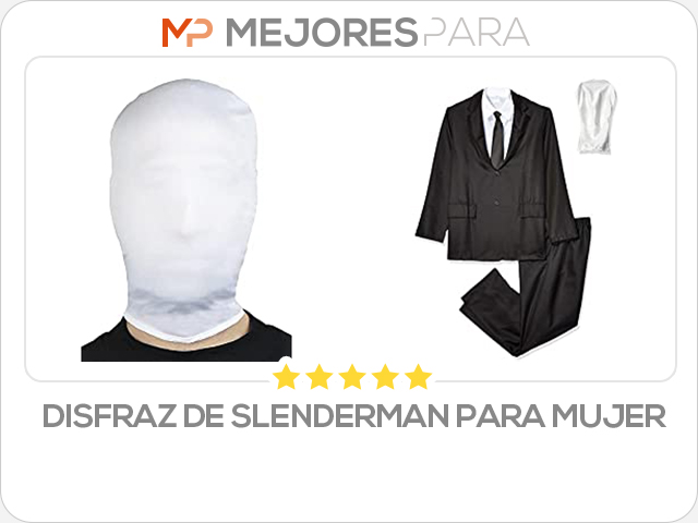 disfraz de slenderman para mujer