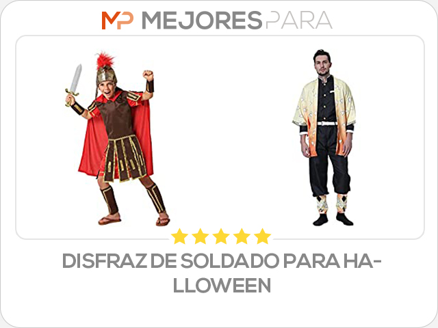 disfraz de soldado para halloween