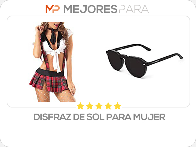 disfraz de sol para mujer