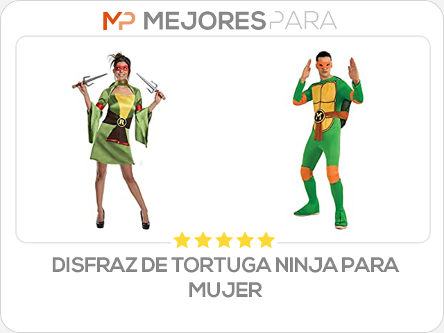 disfraz de tortuga ninja para mujer