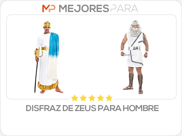 disfraz de zeus para hombre