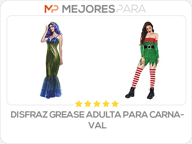 disfraz grease adulta para carnaval