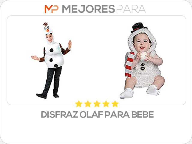 disfraz olaf para bebe