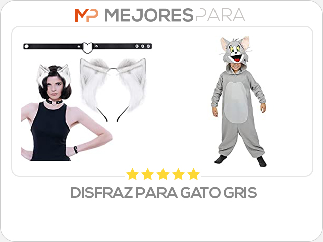 disfraz para gato gris