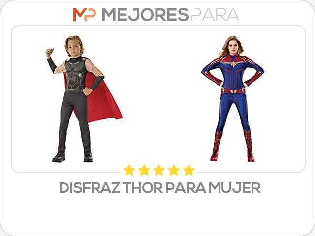 disfraz thor para mujer