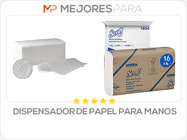 dispensador de papel para manos