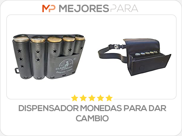 dispensador monedas para dar cambio