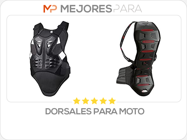 dorsales para moto