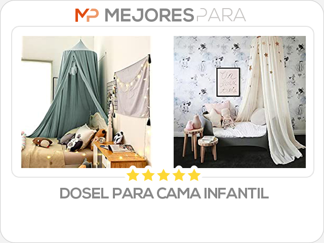 dosel para cama infantil