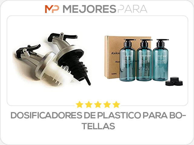 dosificadores de plastico para botellas