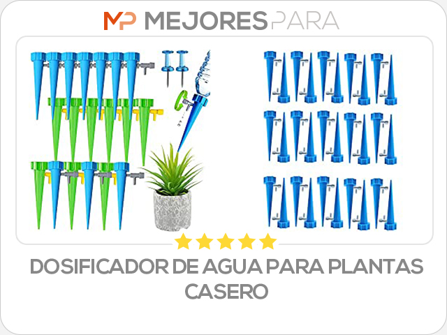 dosificador de agua para plantas casero