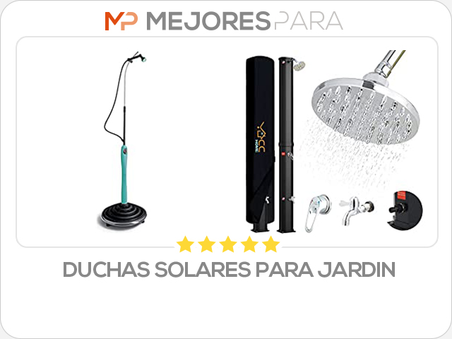 duchas solares para jardin