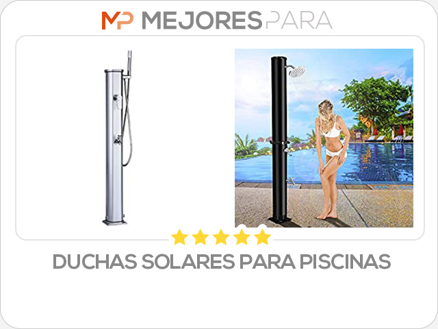 duchas solares para piscinas