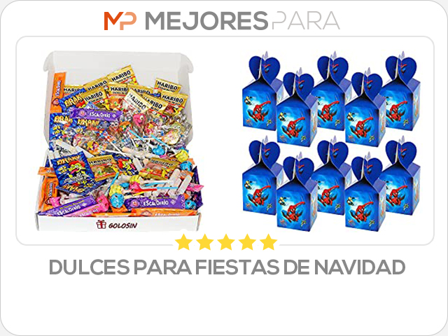 dulces para fiestas de navidad