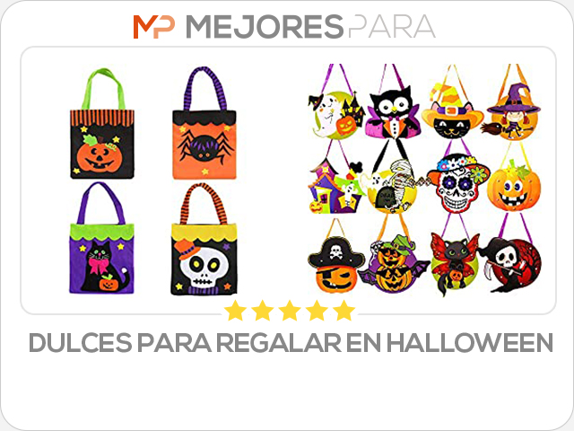 dulces para regalar en halloween