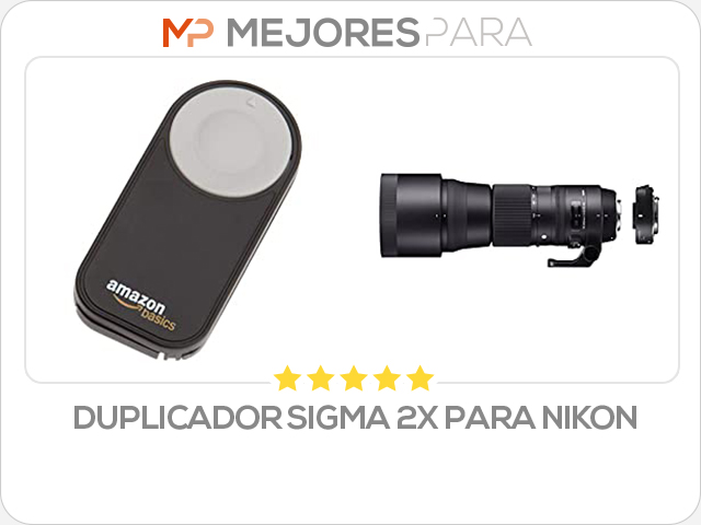 duplicador sigma 2x para nikon