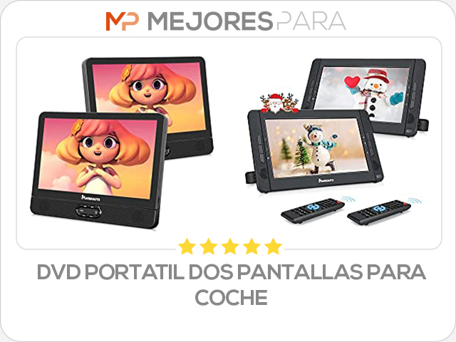 dvd portatil dos pantallas para coche