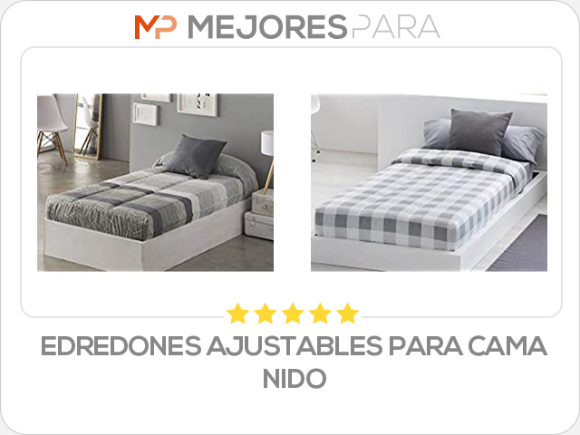 edredones ajustables para cama nido