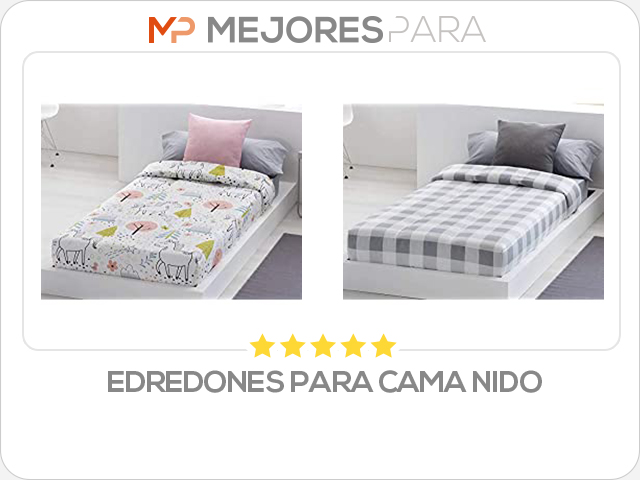 edredones para cama nido