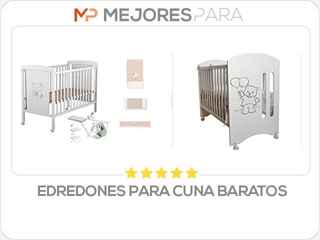 edredones para cuna baratos