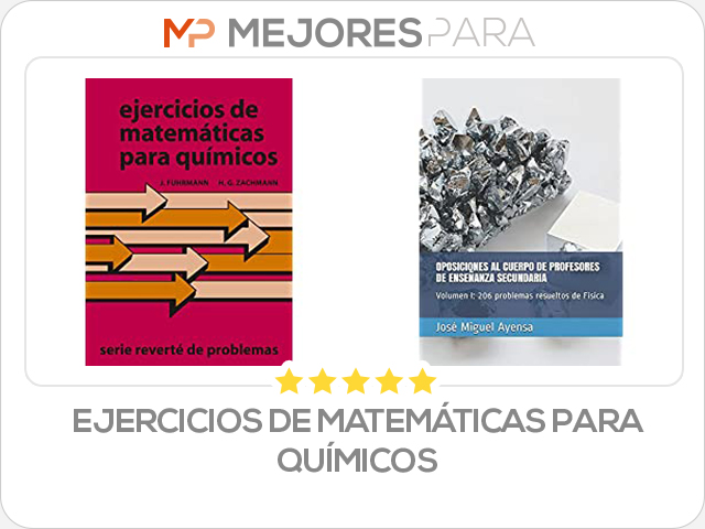 ejercicios de matemáticas para químicos