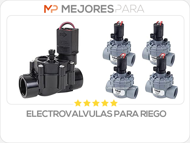 electrovalvulas para riego